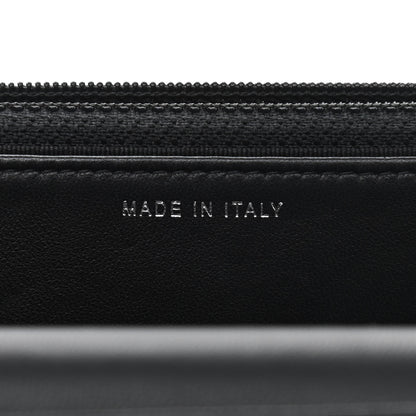 Chanel Lambskin Chevron Quilted Wallet On Chain WOC So Black 7 of 14