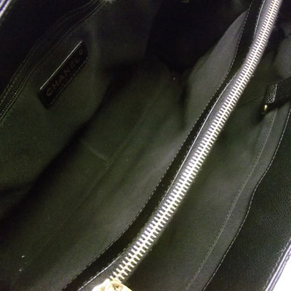 Chanel Caviar Grand Shopping Tote GST Black 6 of 10