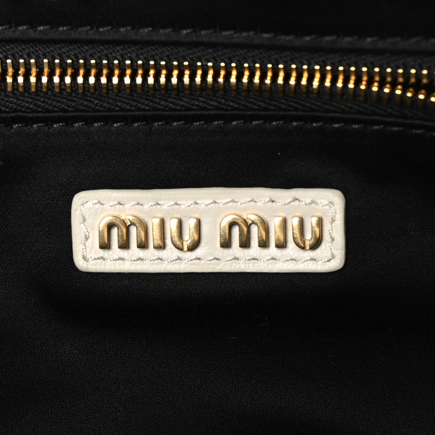 Miu Miu Nappa Matelasse Large Arcadie Top Handle Bag White 6 of 9