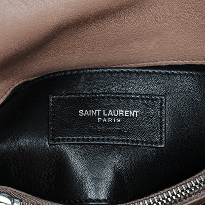 Saint Laurent Sheepskin Matelasse Chevron Monogram Medium College Bag Fard 9 of 9