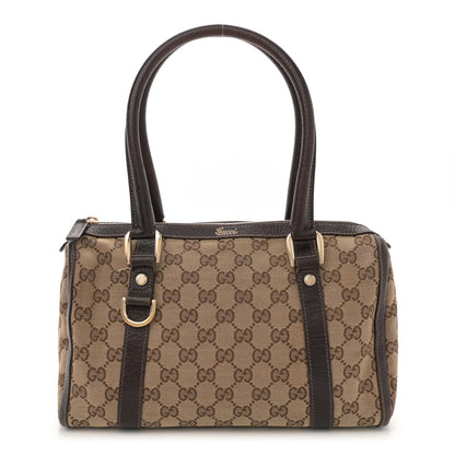 Gucci Monogram Small Abbey Boston Dark Brown 1 of 14