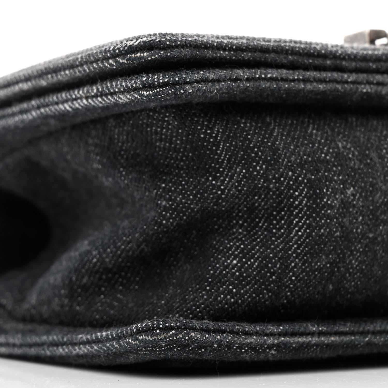 Chanel Denim Quilted Small Boy Flap Black 9 of 11