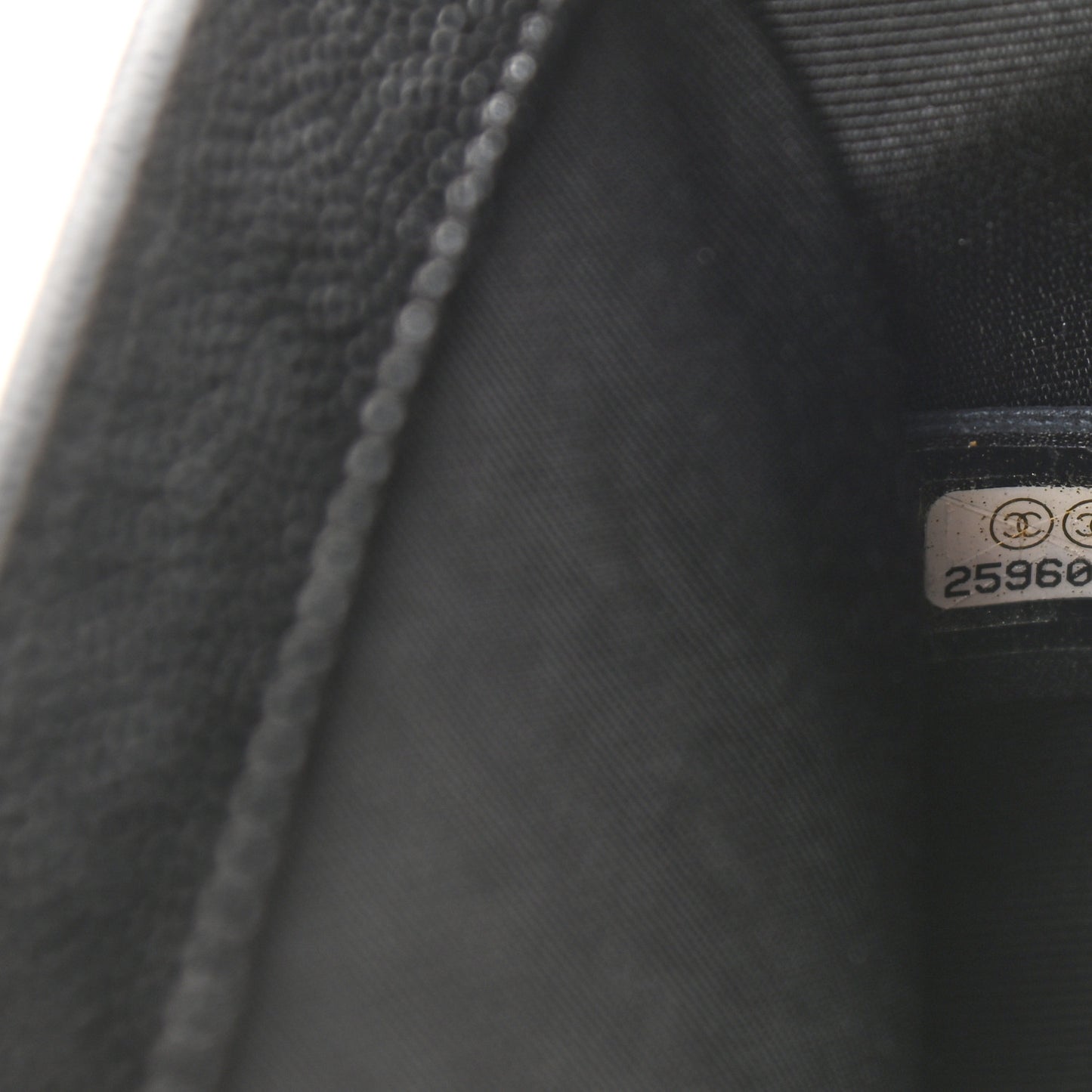 Caviar Quilted Small Boy Flap Black