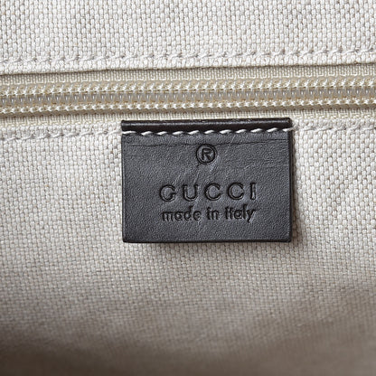 Gucci GG Supreme Monogram Small Zippered Tote Dark Brown 6 of 9