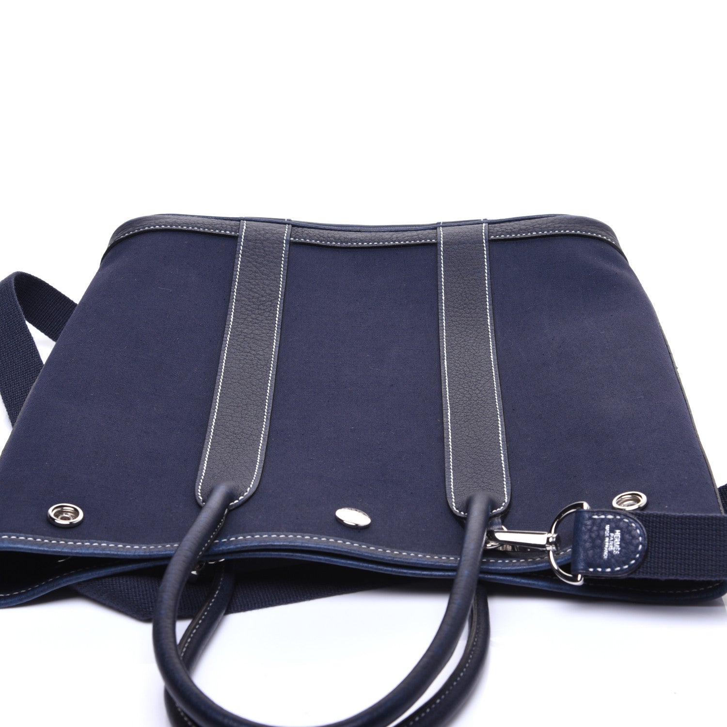 Hermes Toile Negonda Garden File PM Bleu Marine 11 of 12