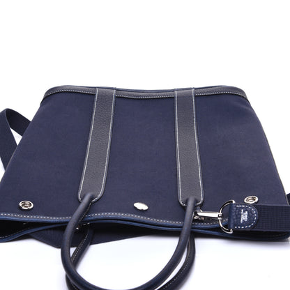Hermes Toile Negonda Garden File PM Bleu Marine 11 of 12