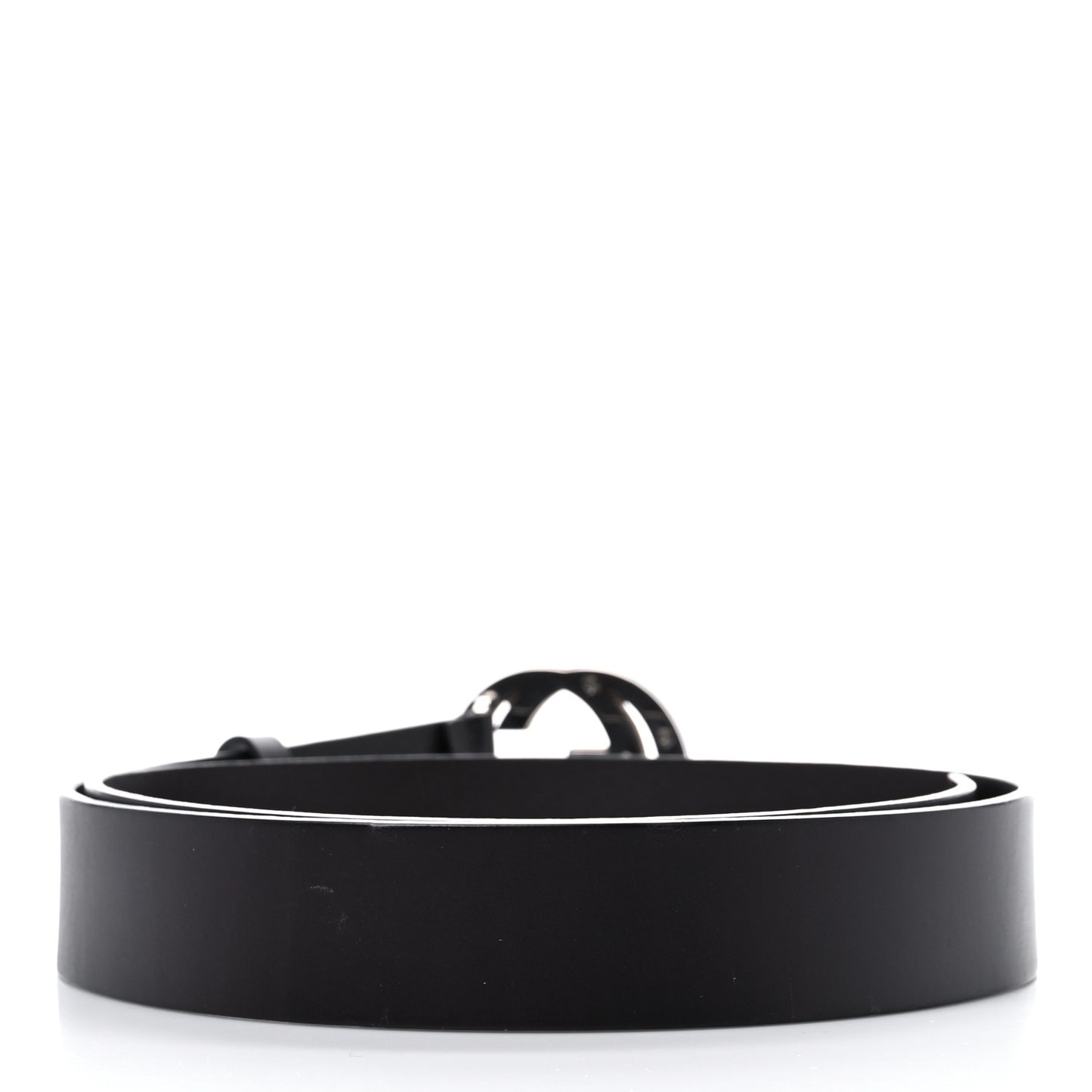 Calfskin Wood Interlocking G Belt 105 42 Brown