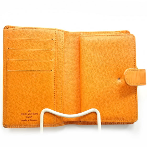 Louis Vuitton Epi French Purse Wallet Mandarin 6 of 8