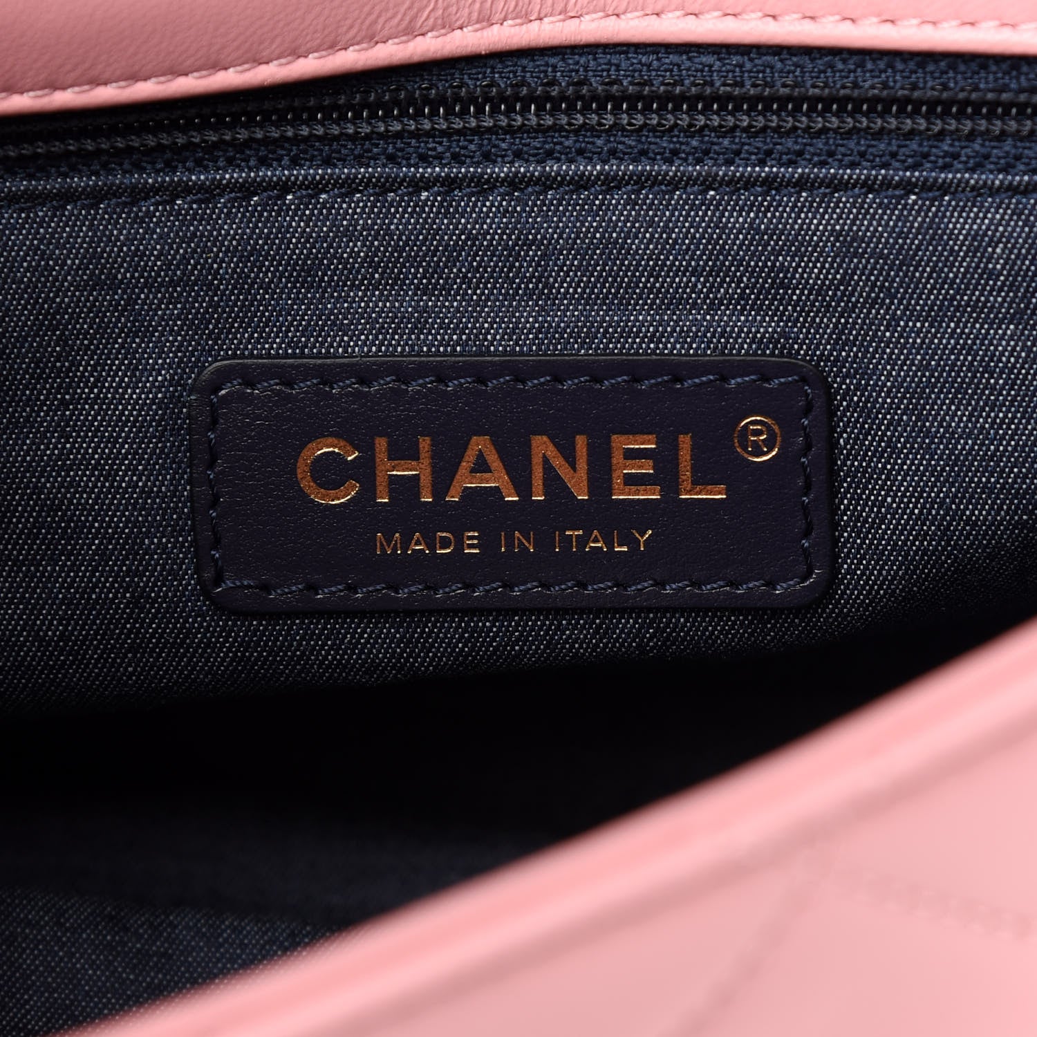 Chanel Lambskin Quilted Resin Bi-Color Chain Flap Bag Pink 6 of 9