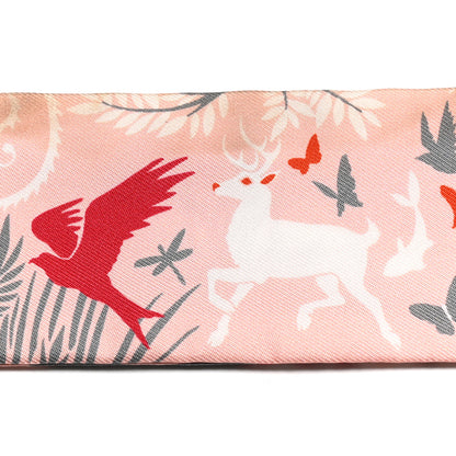 Hermes Silk Le Charme D Orphee Twilly Gris Acier Rose Poudre 5 of 5