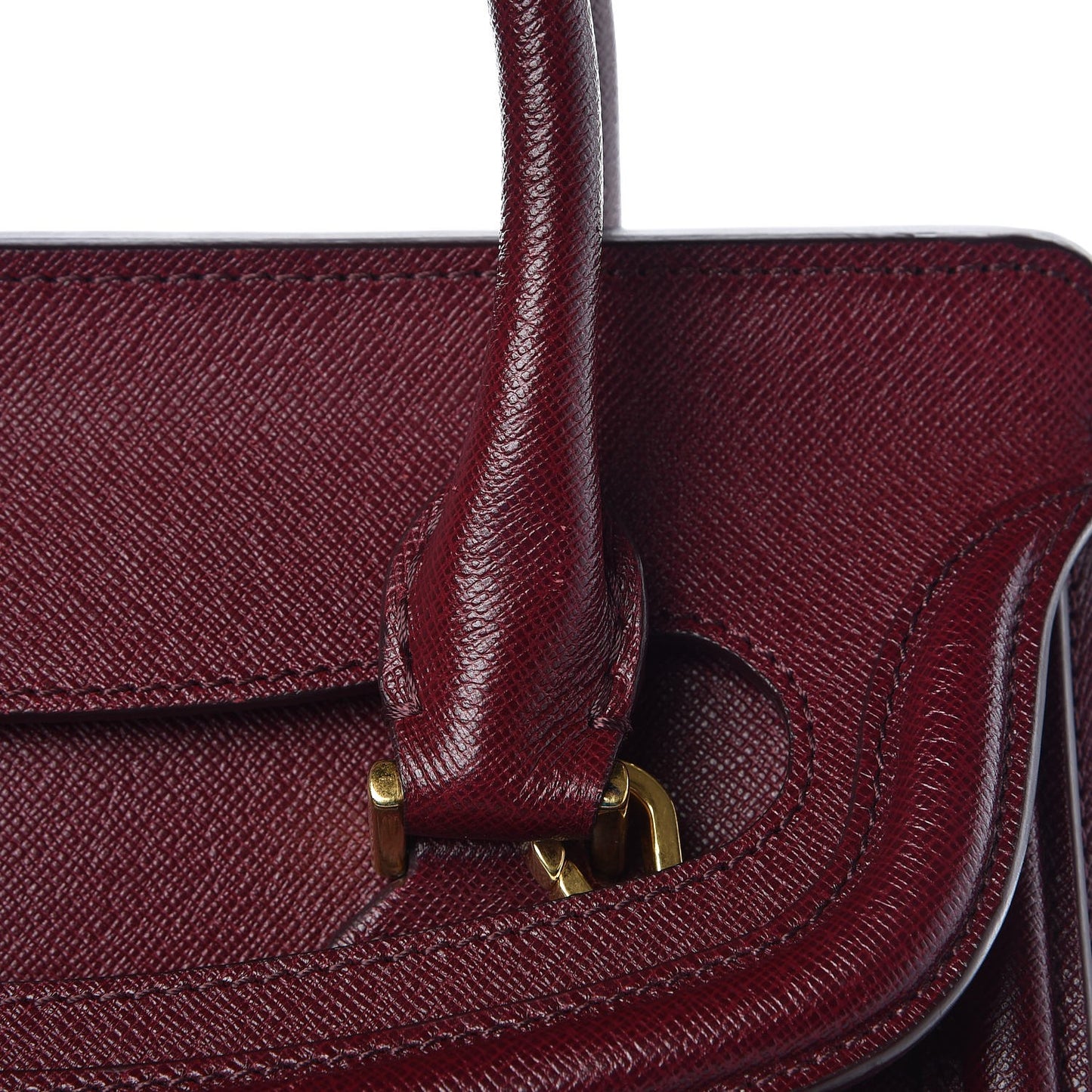 Calfskin Small Heroine Burgundy