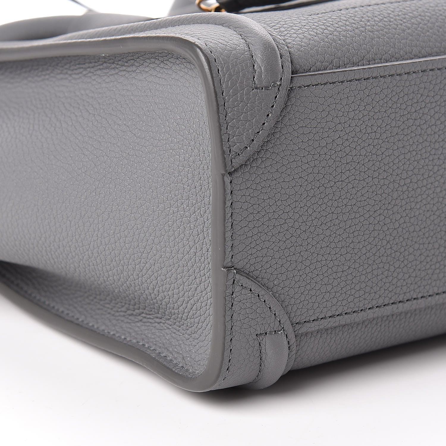 Celine Baby Drummed Calfskin Nano Luggage Kohl 10 of 11