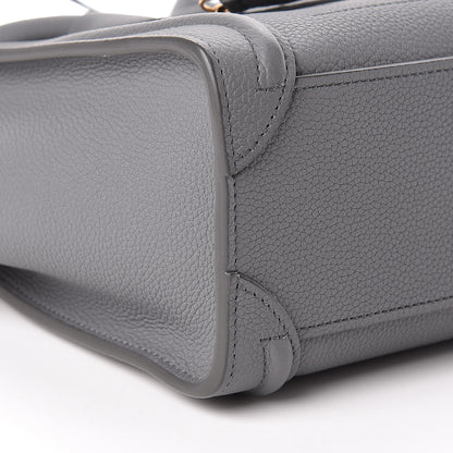 Celine Baby Drummed Calfskin Nano Luggage Kohl 10 of 11