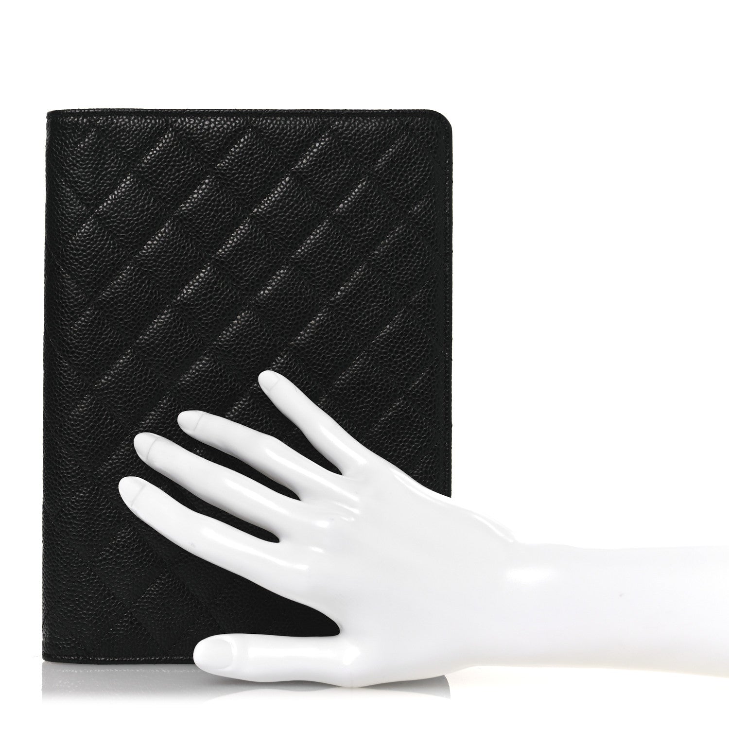 Chanel Caviar Quilted Large Agenda Cover Black 2 of 8