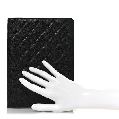 Chanel Caviar Quilted Large Agenda Cover Black 2 of 8