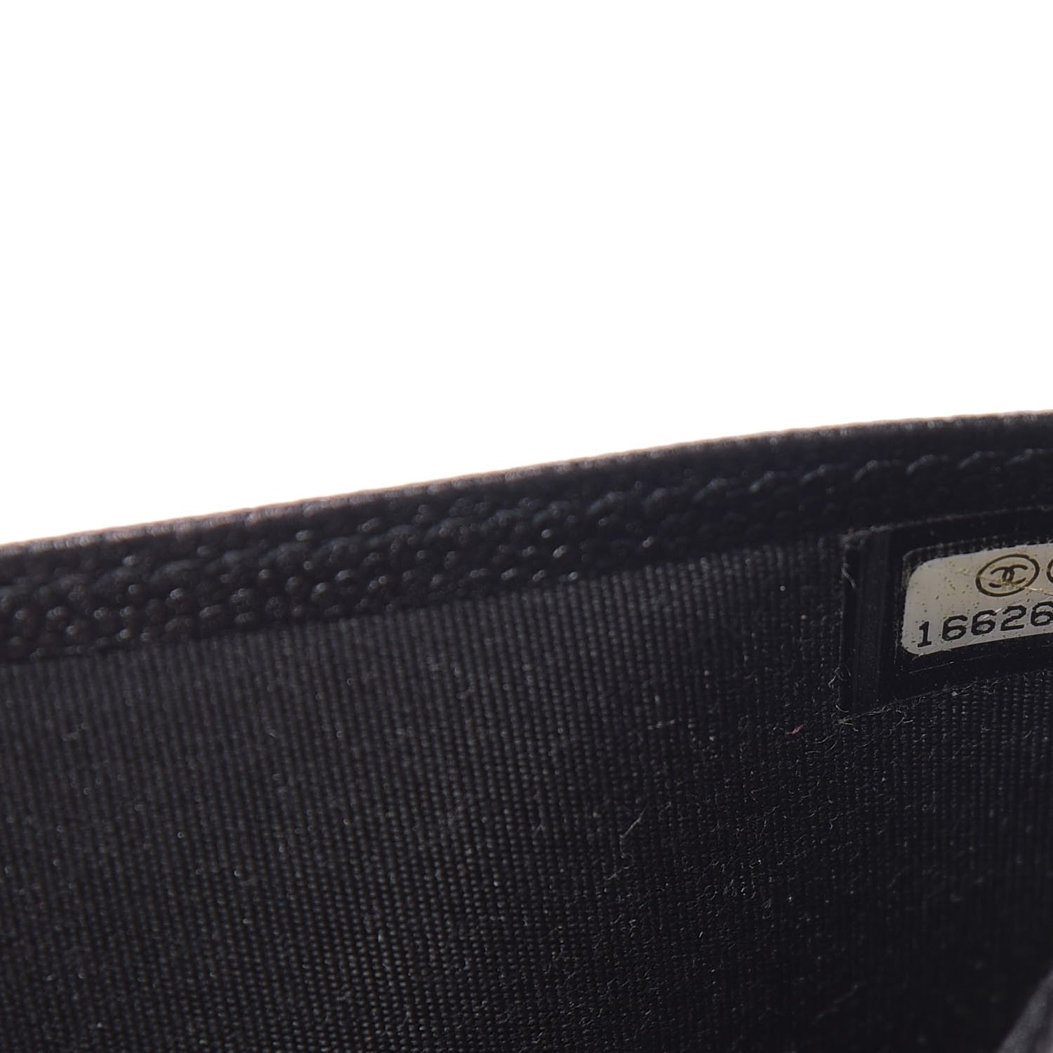 Chanel Caviar Sevruga Yen Wallet Black 8 of 12