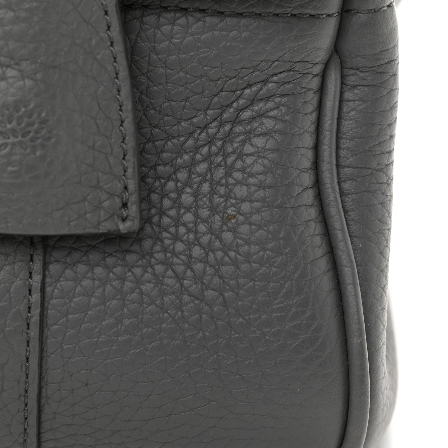 Classic Grain Small Bayswater Satchel Mole Grey