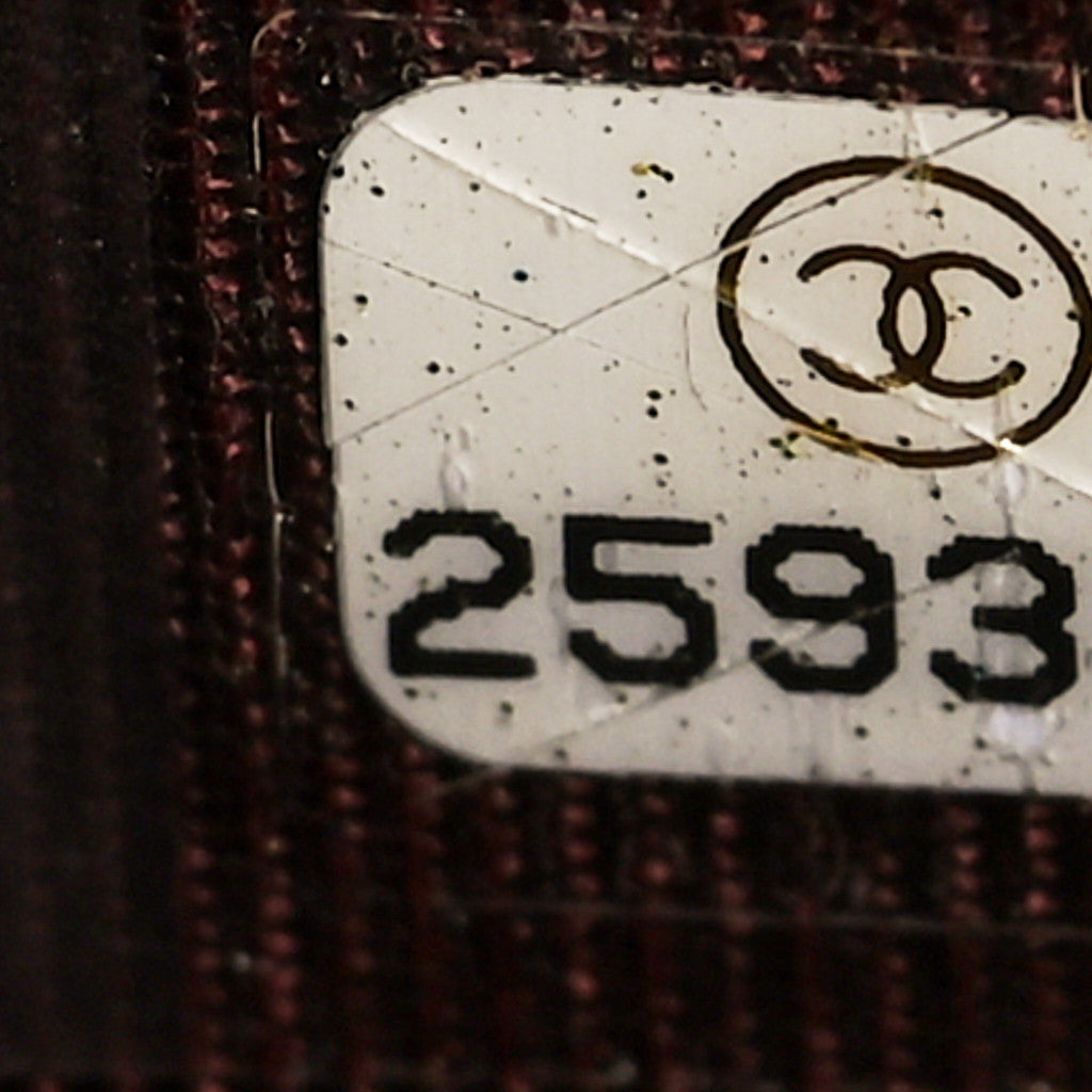 Caviar Quilted Zip Coin Purse Black