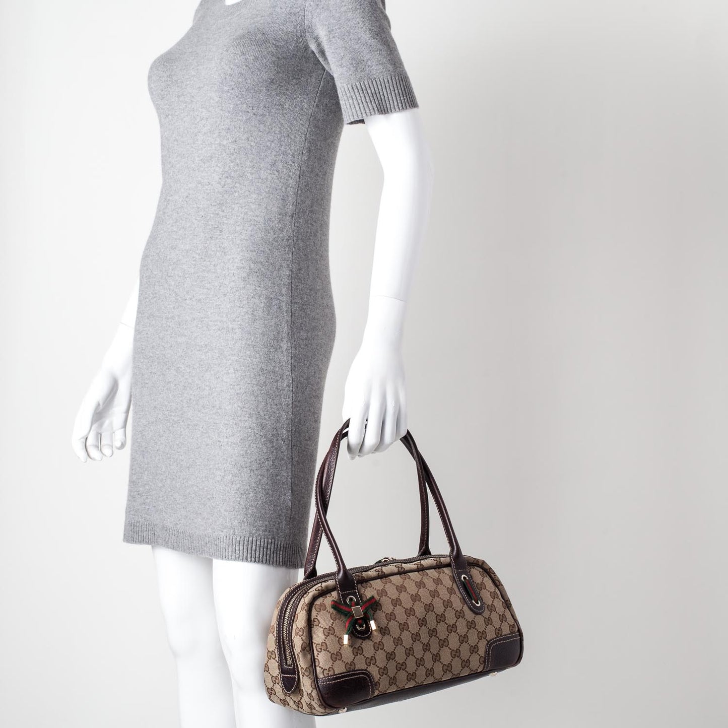 Monogram Small Princy Satchel Dark Brown