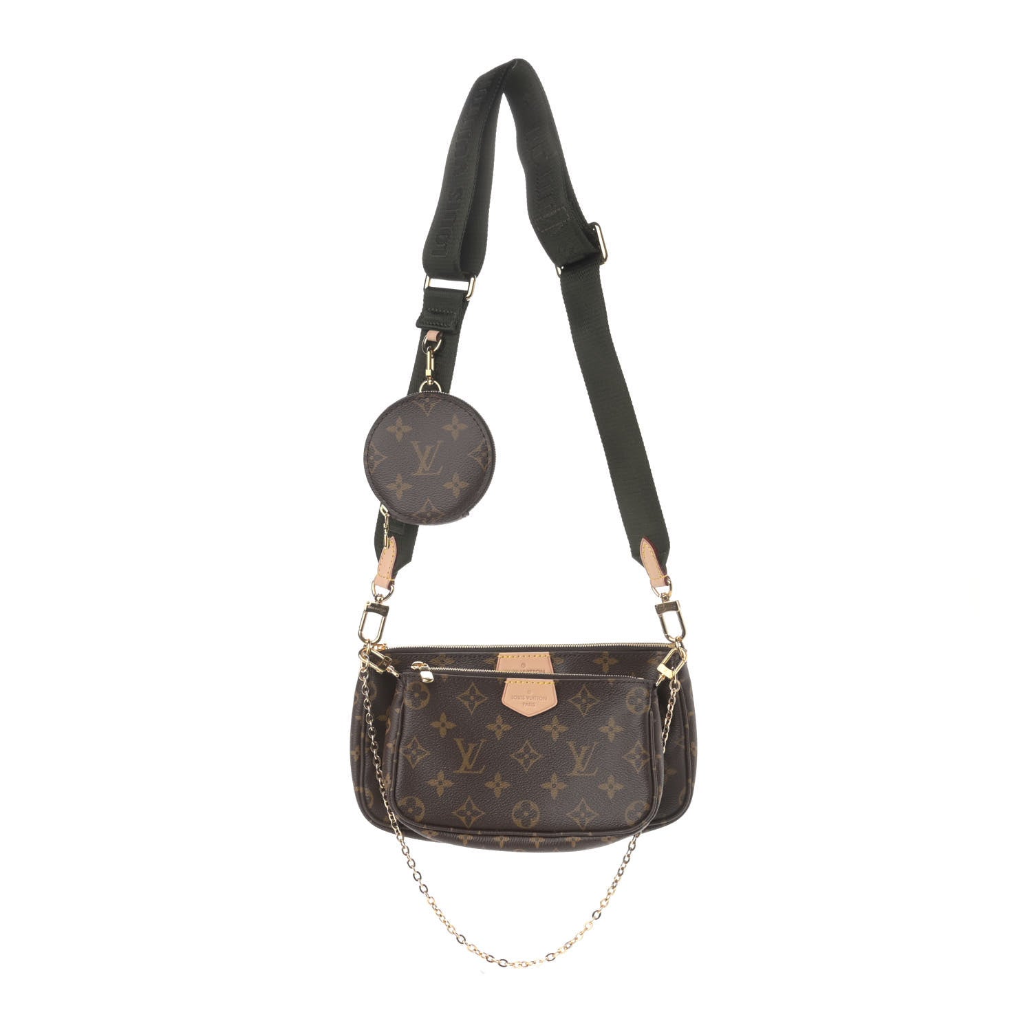 Louis Vuitton Monogram Multi Pochette Accessories Kaki 1 of 14