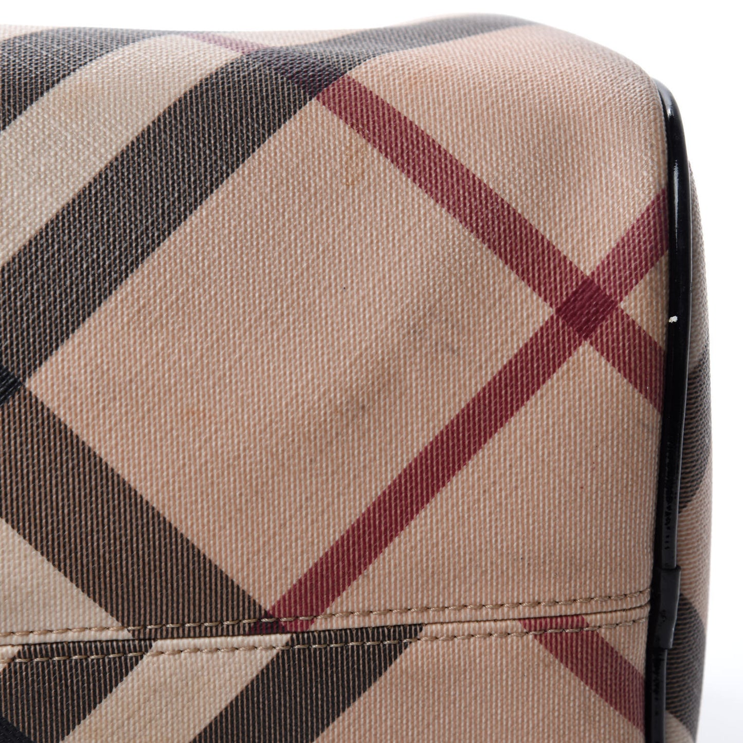 Nova Check Small Chester Bowling Bag Black