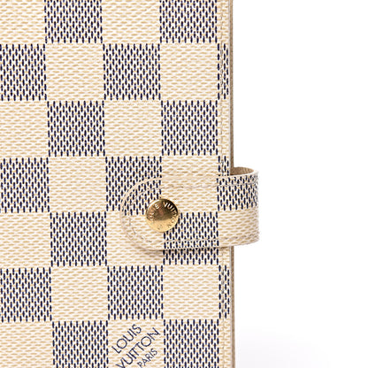 Louis Vuitton Damier Azur Small Ring Agenda Cover 7 of 9