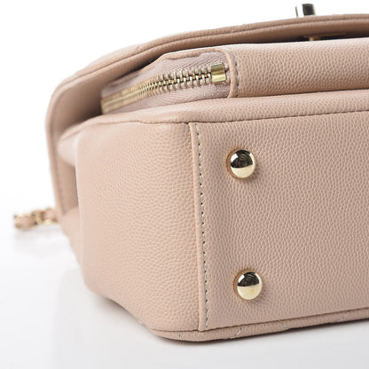Chanel Caviar Quilted Small Business Affinity Flap Beige 8 of 10