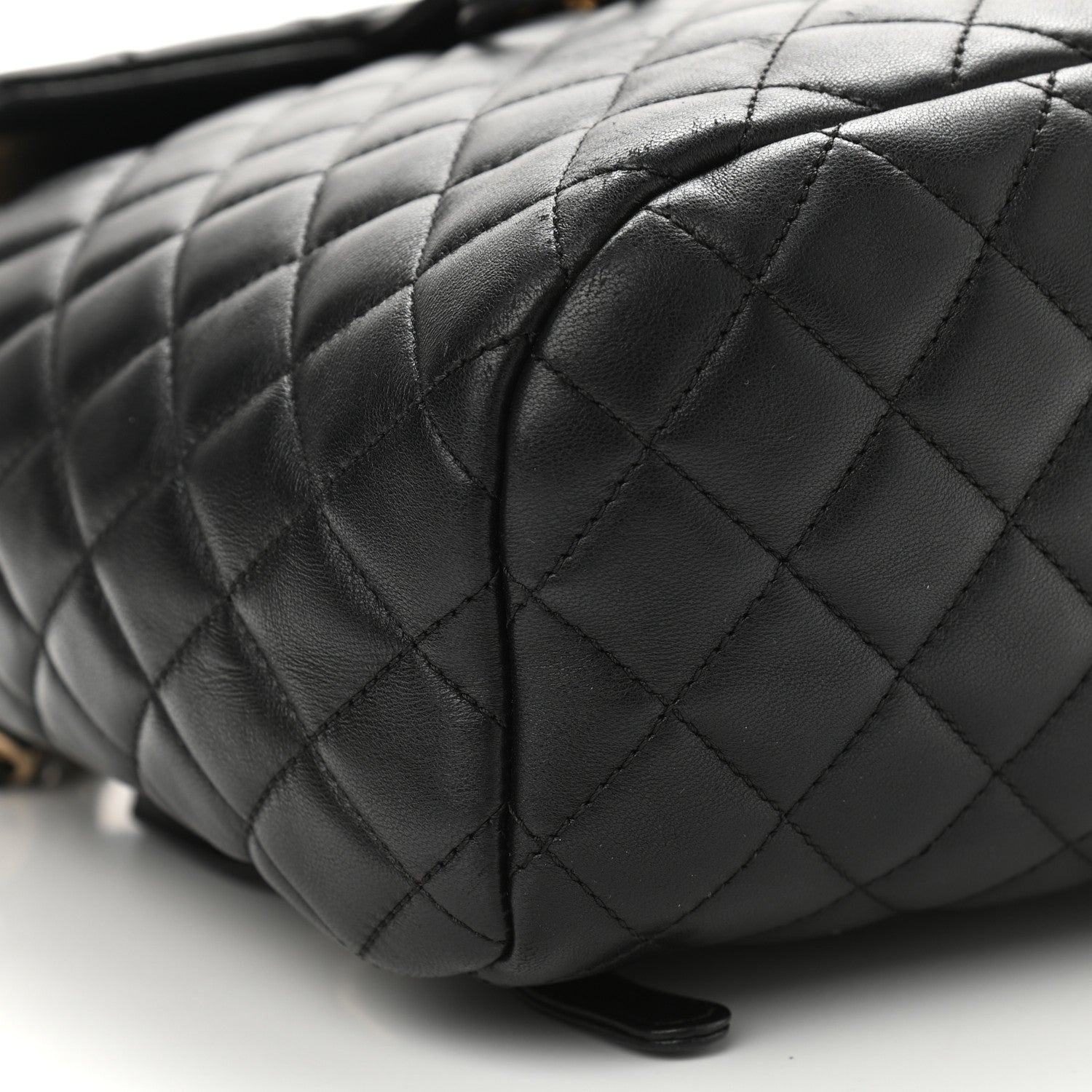 Chanel Calfskin Quilted Small Urban Spirit Backpack Black 9 of 10