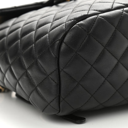 Chanel Calfskin Quilted Small Urban Spirit Backpack Black 9 of 10