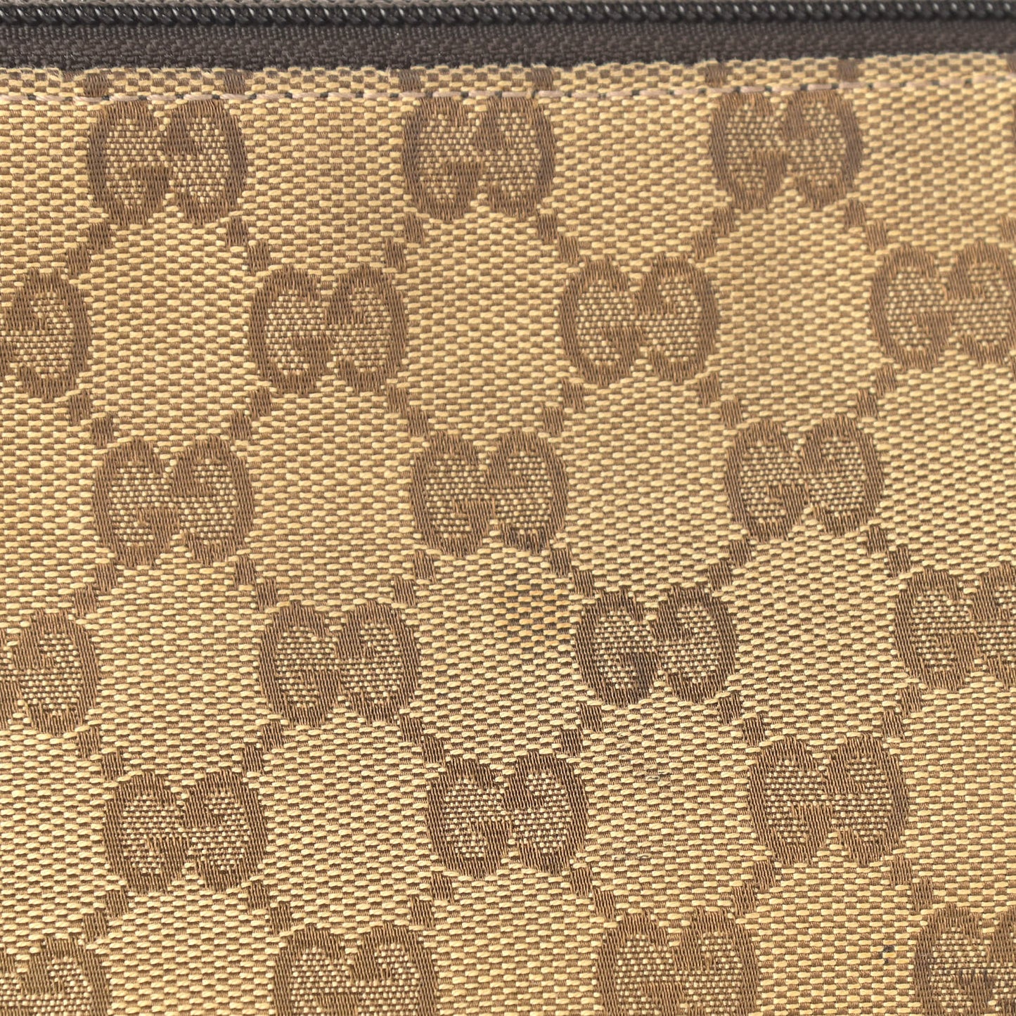 Monogram Calfskin Perforated Medium Flat Messenger Bag Dark Brown