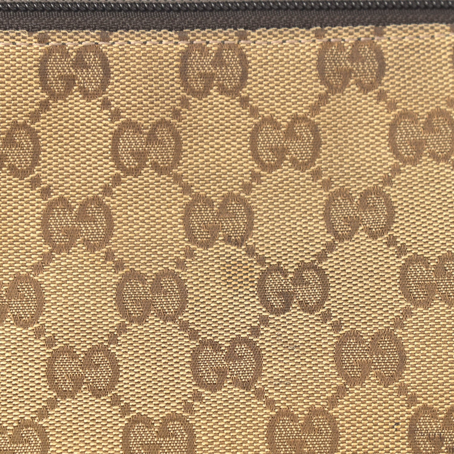 Gucci Monogram Calfskin Perforated Medium Flat Messenger Bag Dark Brown 10 of 16