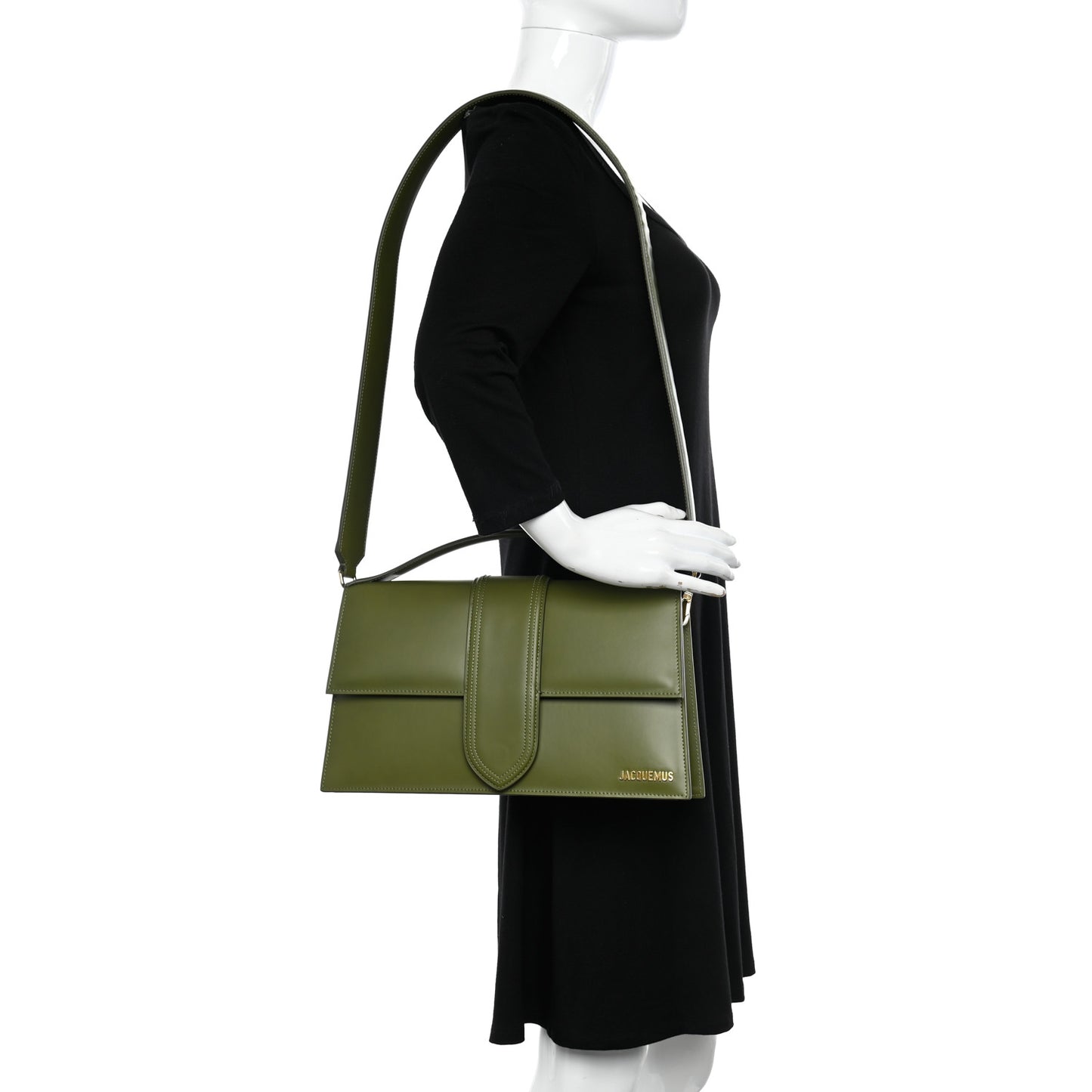 Smooth Calfskin Le Bambinou Khaki