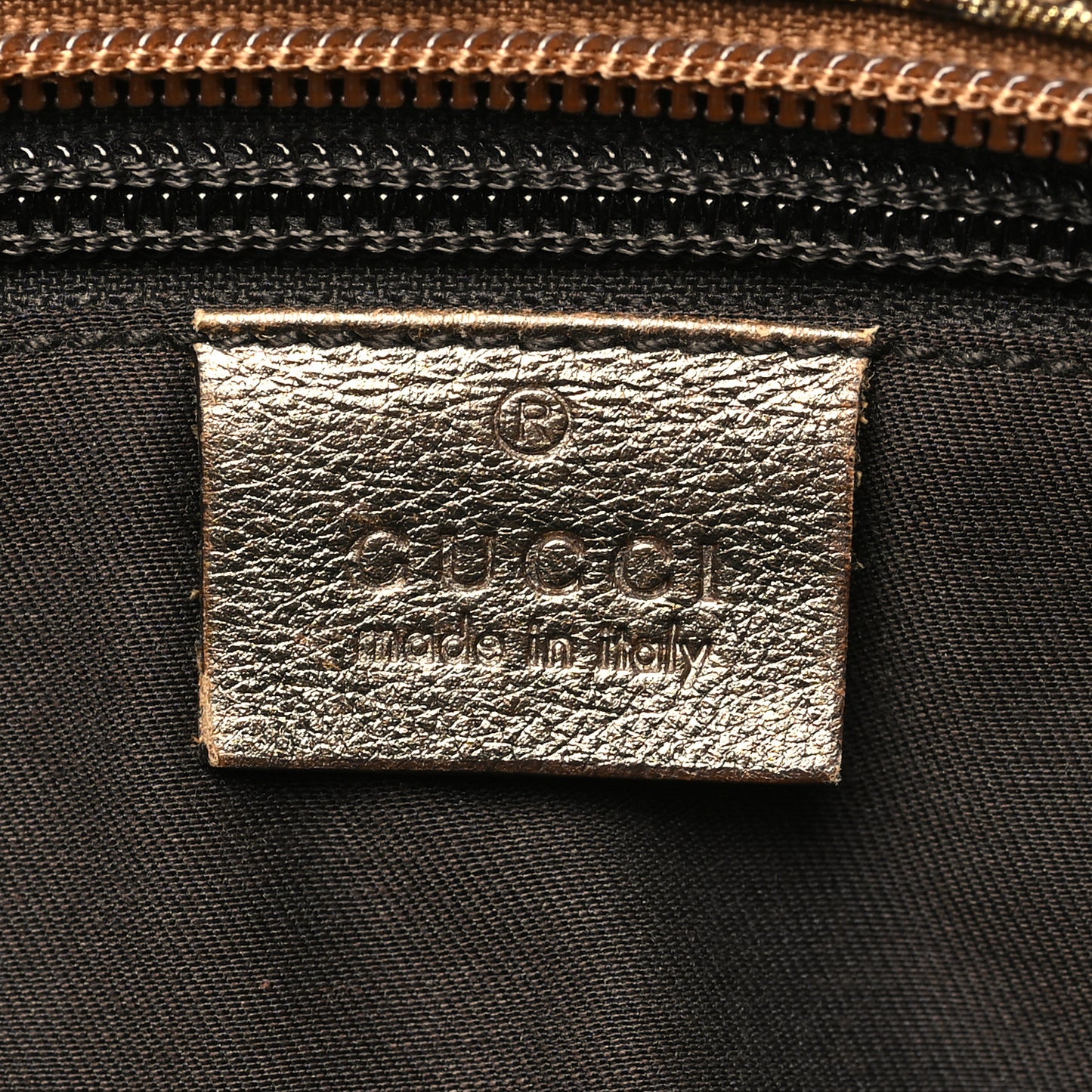 Crystal Monogram Web Small Flat Messenger Crossbody Bronze