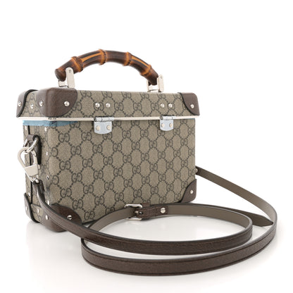 Gucci GG Supreme Monogram Globe-Trotter Beauty Case Brown 3 of 10
