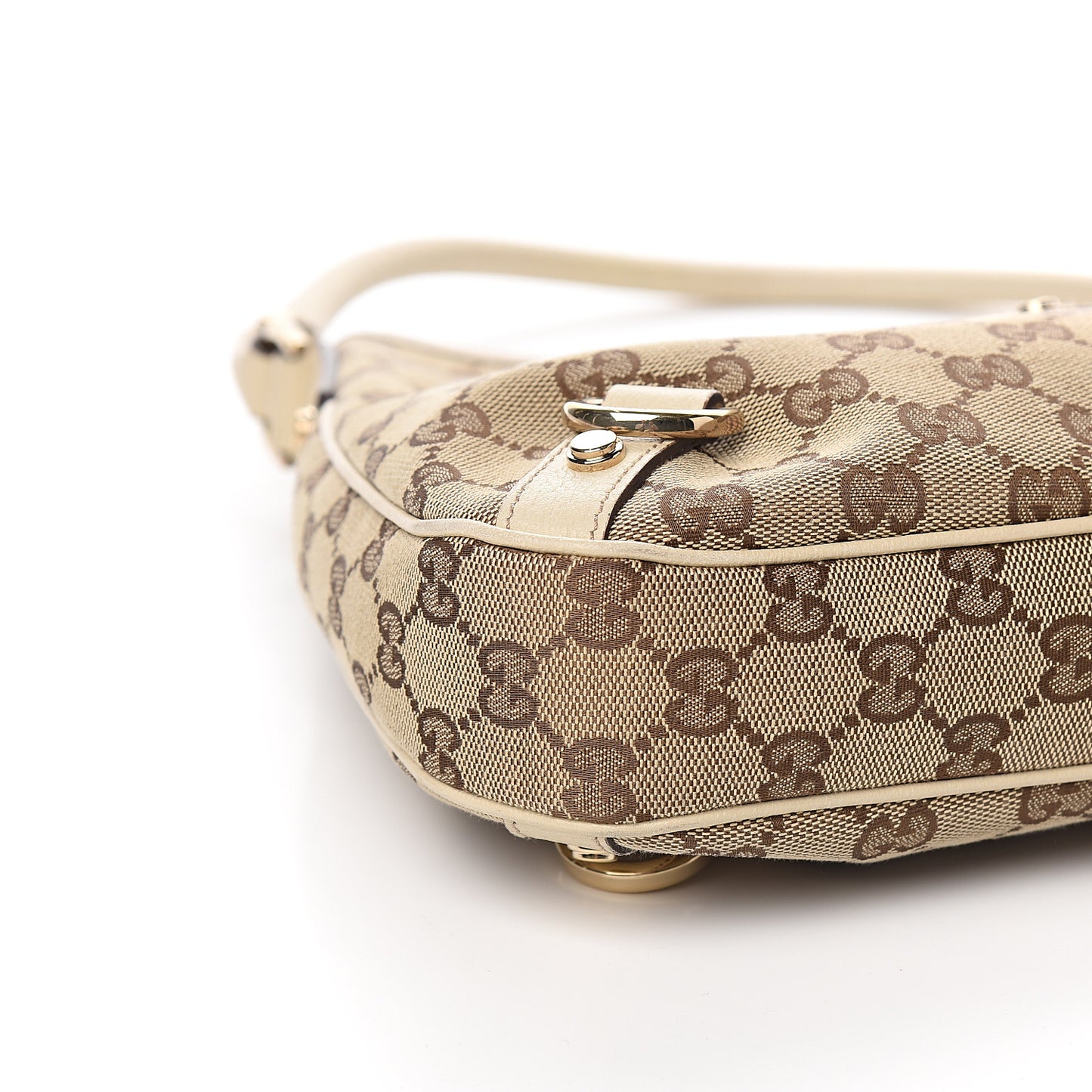 Monogram Medium Abbey D Ring Hobo Off White