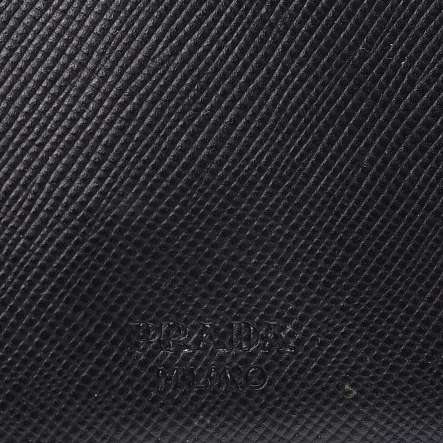 Prada Saffiano Metal 6 Key Holder Black 7 of 8