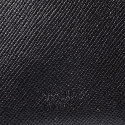 Prada Saffiano Metal 6 Key Holder Black 7 of 8