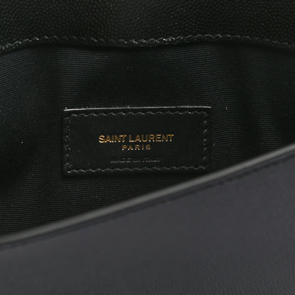 Saint Laurent Grain De Poudre Uptown Pouch Black 6 of 6