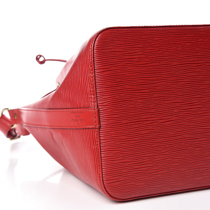 Louis Vuitton Epi Petit Noe Castillan Red 8 of 9