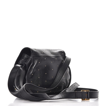 Chloe Calfskin Studded Mini Marcie Crossbody Bag Black 3 of 7