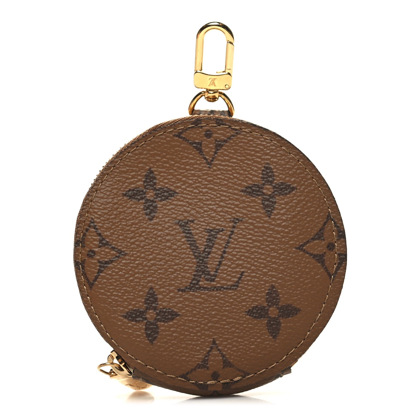 Reverse Monogram Bandouliere Round Coin Purse