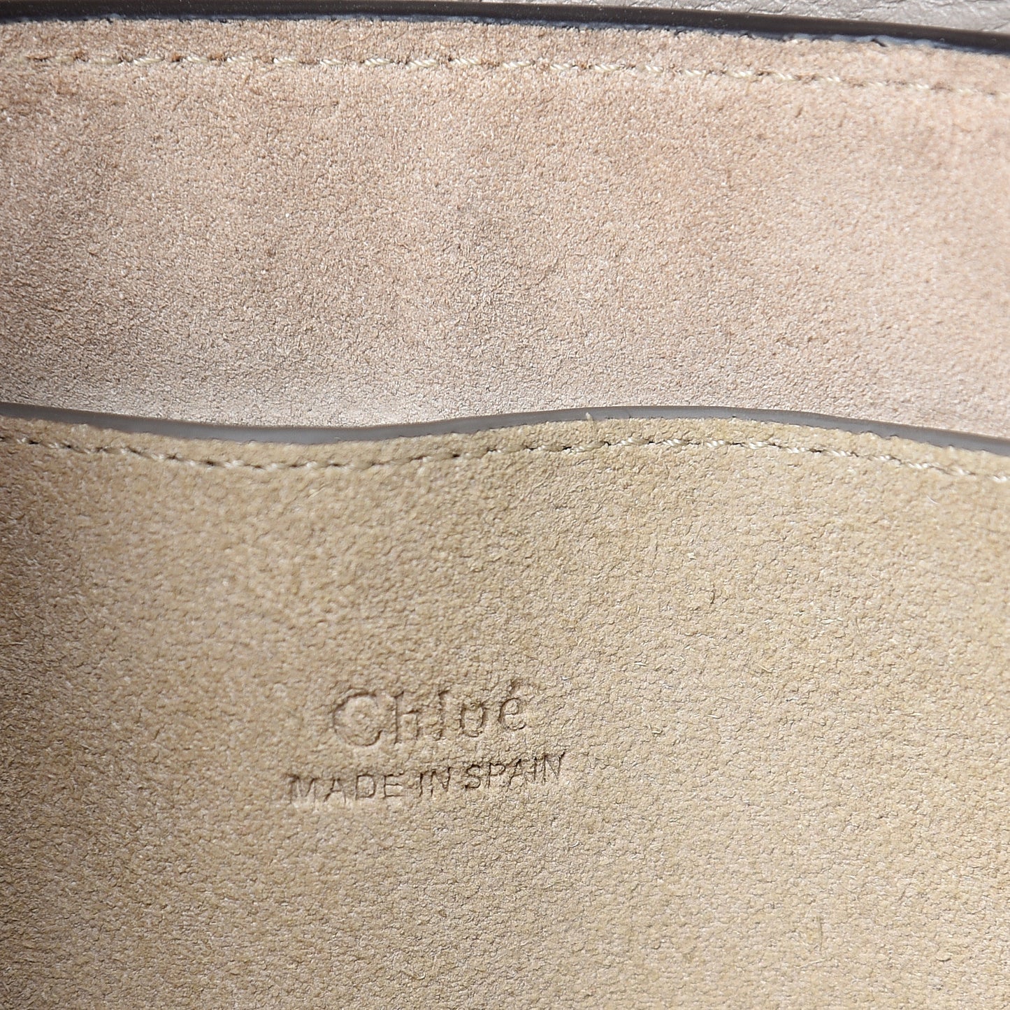 Suede Calfskin Small Faye Shoulder Bag Motty Grey
