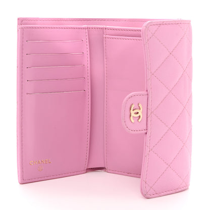 Chanel Caviar Quilted Medium Flap Wallet Pink 5 of 9