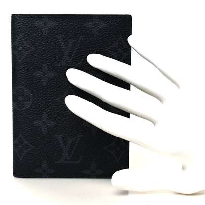 Louis Vuitton Monogram Eclipse Passport Cover 2 of 7
