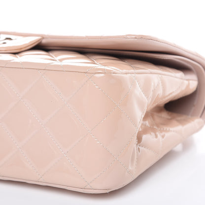 Chanel Patent Quilted Jumbo Double Flap Light Pink 9 of 15