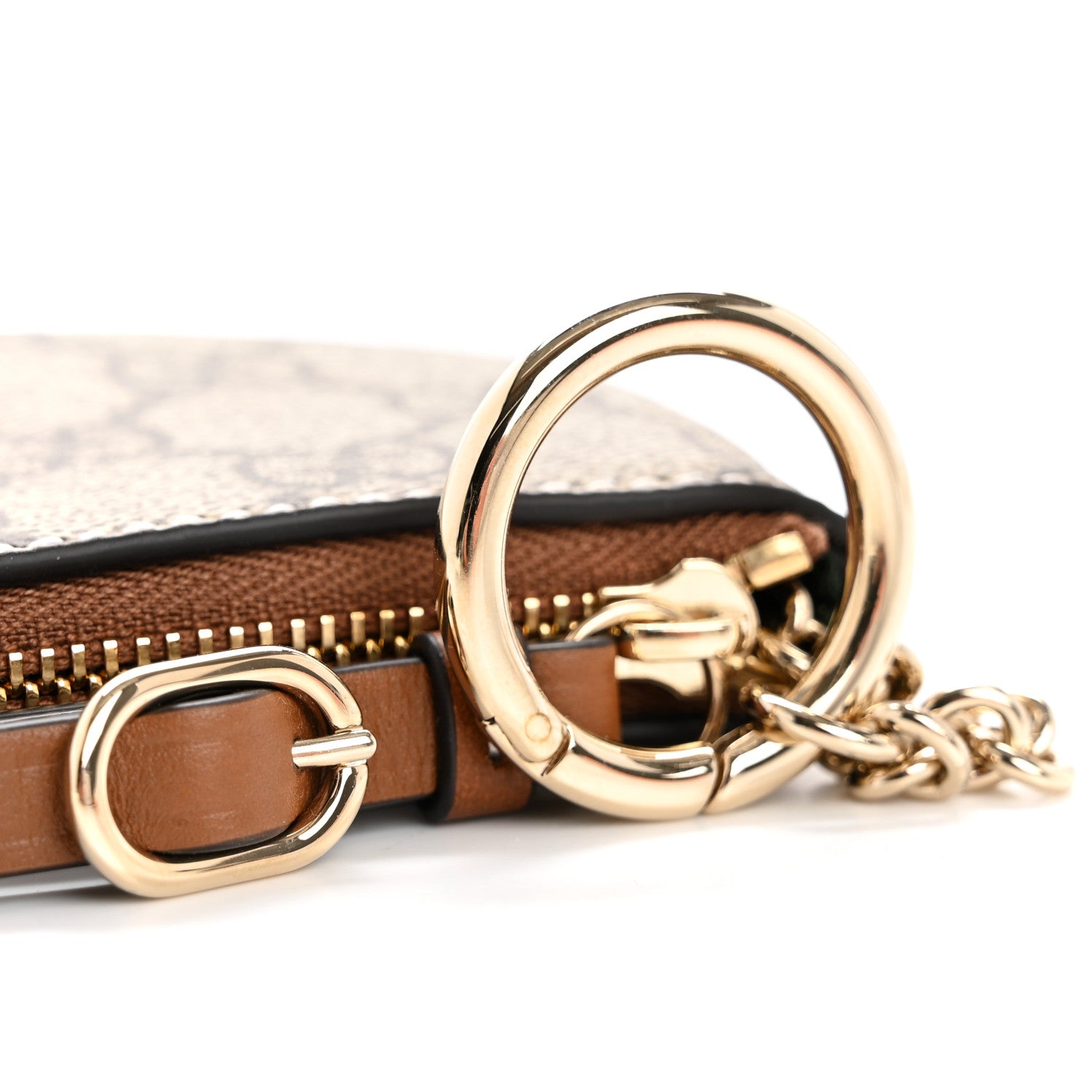 Gucci GG Supreme Monogram Selleria Key Case Brown 8 of 8