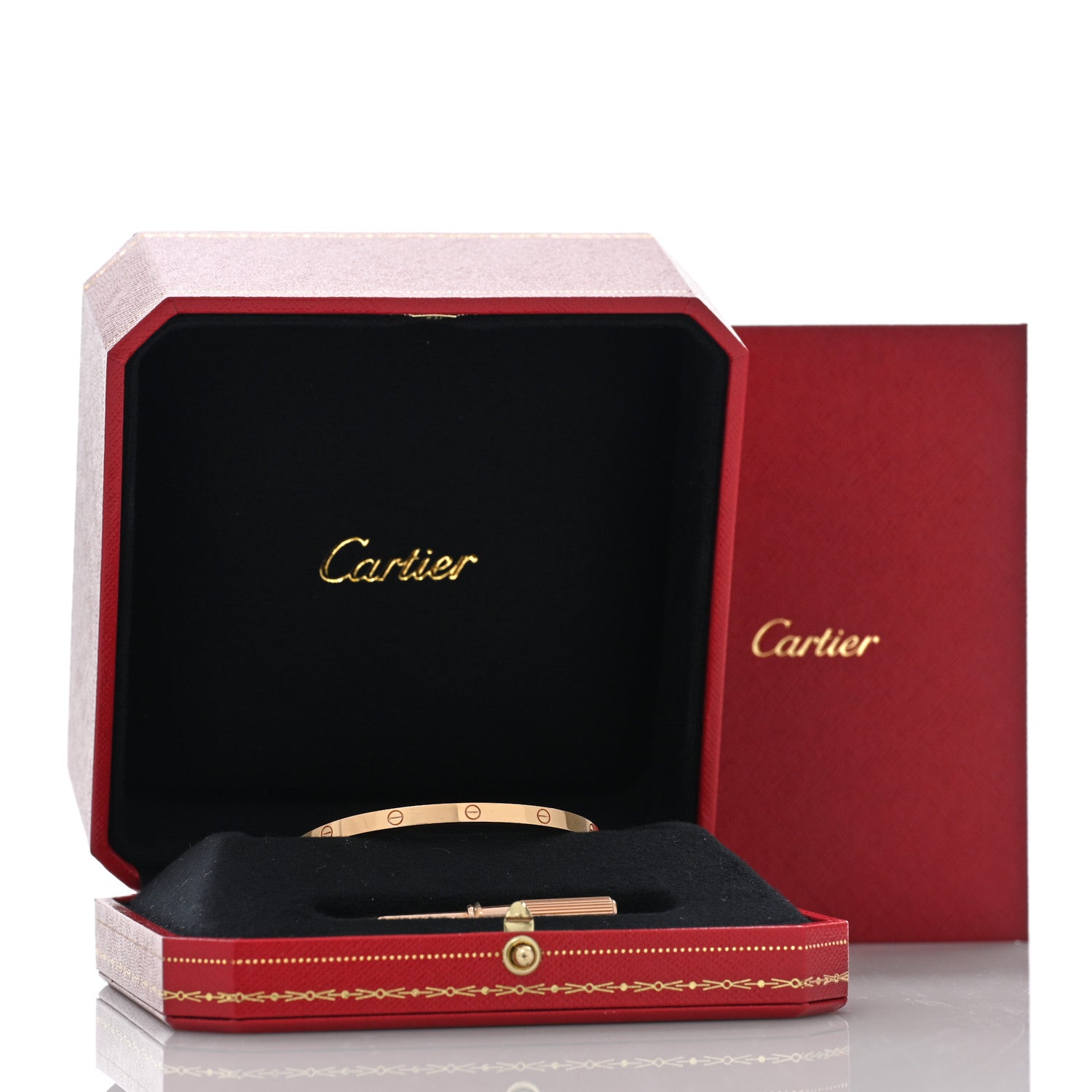 Cartier 18K Pink Gold Small LOVE Bracelet 16 2 of 6