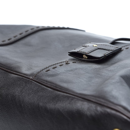 Saint Laurent Calfskin Oversized Muse Brown 7 of 10