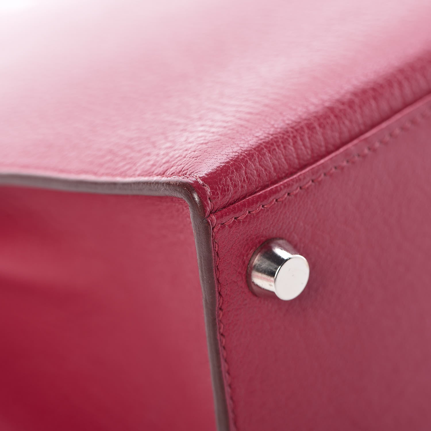 Hermes Chevre Kelly Sellier 25 Framboise 16 of 45