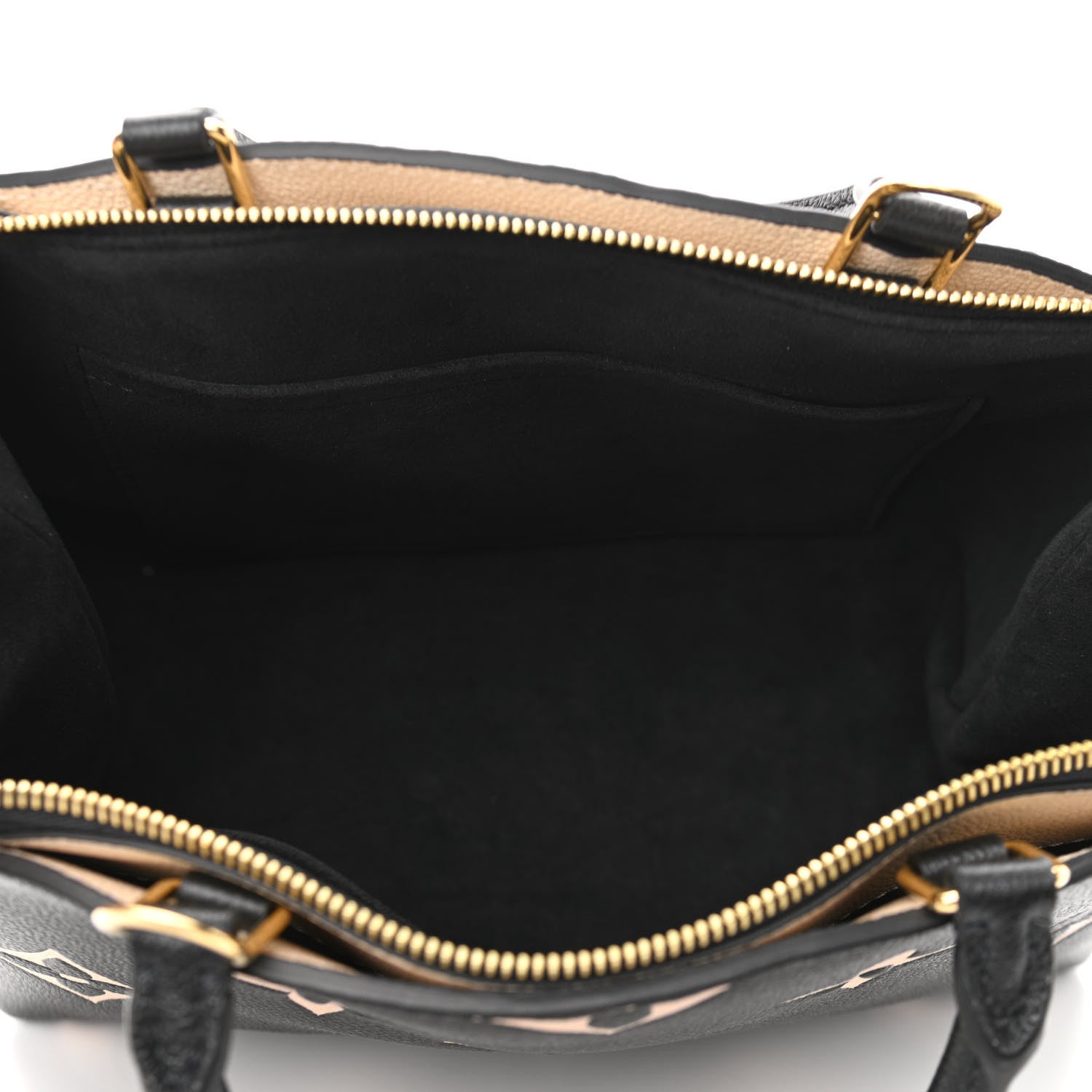 Louis Vuitton Empreinte Monogram Giant Petit Palais Black Beige 5 of 10